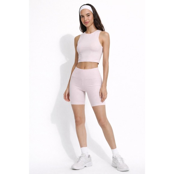 Aritzia Other - Aritzia TnAction Butter 7" Shorts & Crop Tank Set Pink Size S